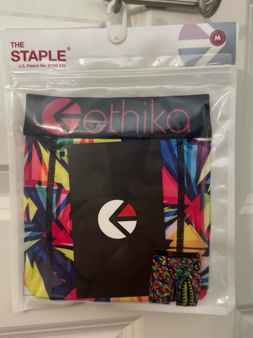 Ethika Men’s Multicolor Boxer- Briefs - Bold Geometric Print